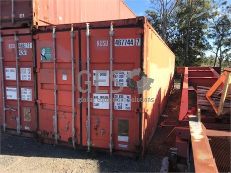 40 ft GP Container excluding contents