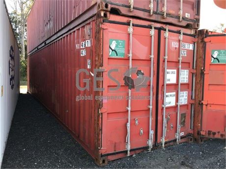 40 ft GP Container excluding contents
