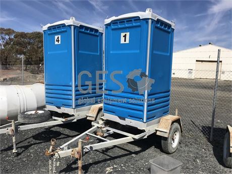 2014 Formit Toilet on Single Axle Trailer x 2 units 1 and 4