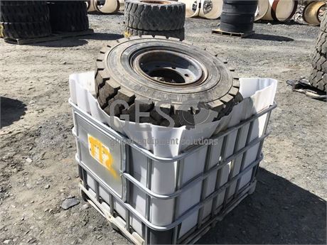 Michelin 8.25R15 on rims x 5 Pallet T12.