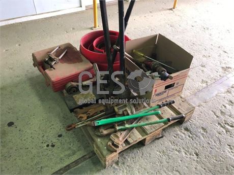 Pallet of Hydraulic Duo Cones And Tyre Fitting Tools