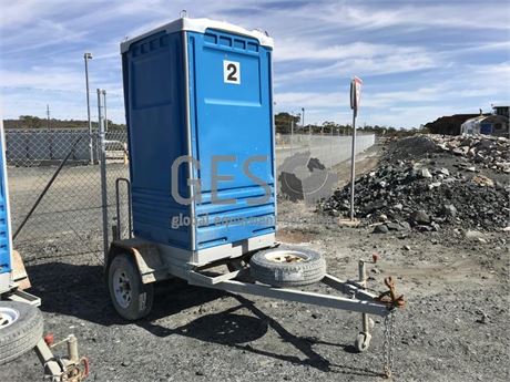 2014 Formit Toilet on Single Axle Trailer x 2 units 2 and 3