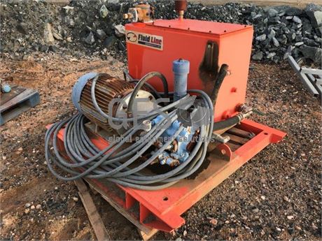 Fluid Line Services Hydraulic Power Pack On Skid