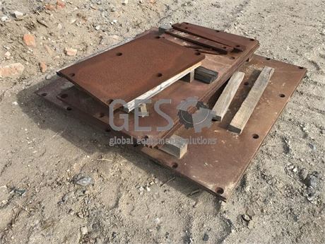 Steel Tray Steel Plates and Mounting Brackets