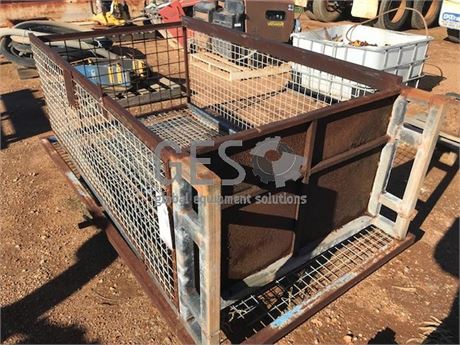 UNRESERVED - Gas bottle storage cage Item ID: 3532