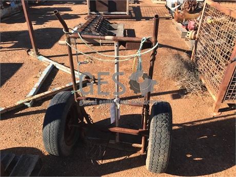 UNRESERVED - Gas bottle frame trolley Item ID: 3592