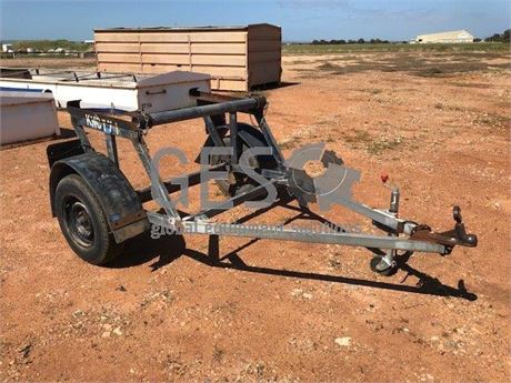 UNRESERVED - Custom Single Axle Cable Drum Trailer
