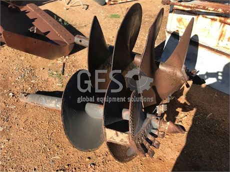 UNRESERVED - Post Hole Augers Approx. 600 & 1000 mm Item ID: 3548