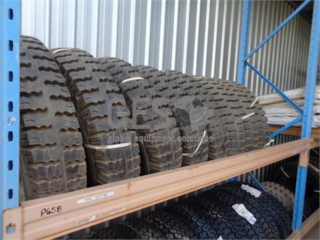 MRF 750/16 tyres x 8 - Unreserved