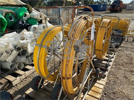 Cable Laying Products 2 x Rod Dispensing Reels Asset ItemID_3722