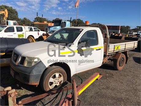 2009 Nissan Navara D40 Single Cab Tray Back Asset HCE076