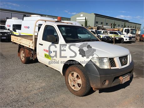 2009 Nissan Navara D40 Single Cab Tray Back Asset HCE077, UT77