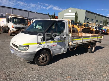 2003 Ford Transit 350L Tray Back Ute Asset KCE226