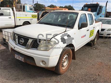 2011 Nissan Navara RX D40 Auto Dual Cab Well Body Asset HCE104