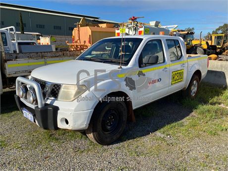 2010 Nissan Navara D40 RX Dual Cab Well Body Auto Asset HCE088