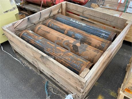 Pipe sections approx. 1 mtr x 200 mm x 4 units