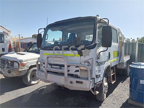 2018 Isuzu NPS Series 75 155 Dual Cab Tray Truck Wrecking