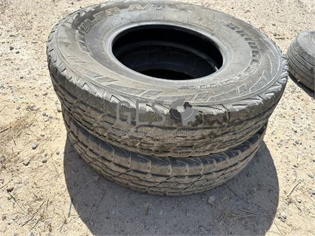 Bridgestone 225/95R16 Tyres x 2 Used