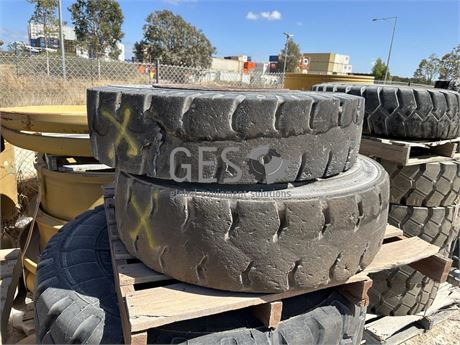Various 12.00-20 Tyres on rims x 4 Used
