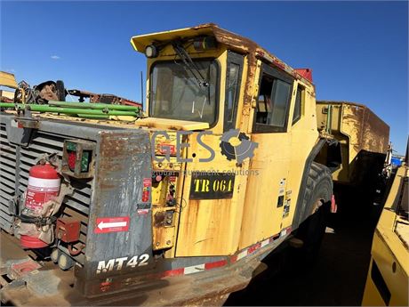 2014 Atlas Copco MT42 Underground dump truck with tail gate