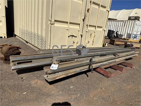 Sandvik Feedrails x 4 Used 2 x 3.3, 3.5 and 3.9 mtrs