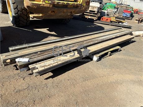 Sandvik Feedrails x 4 Used 3 x 4.5 and 3.9 mtrs