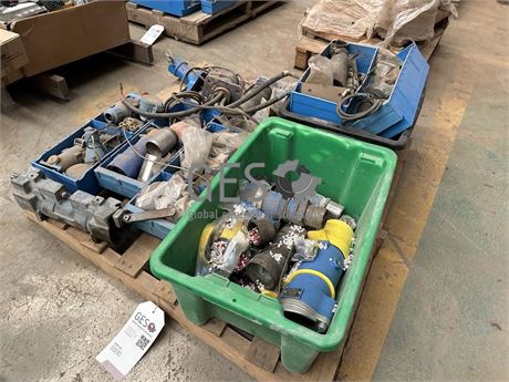 Pallet of 1 KV plug and back to back parts