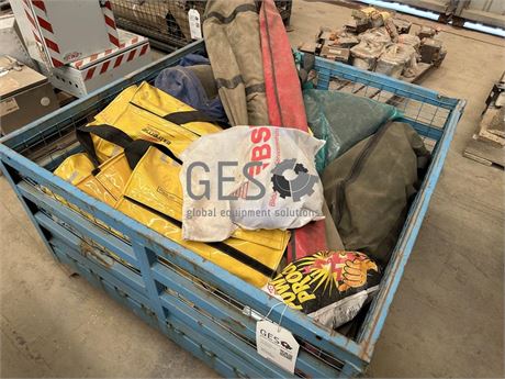 Crate of electrical safety, rescue equipment & HV switching gear