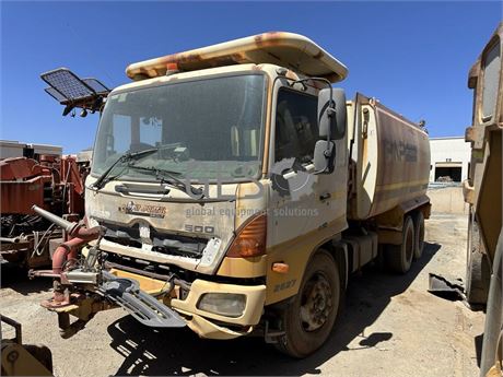 2008 Hino FM1J Ser 2 500 Euro4 2627 AMS 15000 water truck rusted