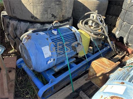 Stalker 125x80-400 pump with 110 KW 1000 volt motor, cable and plug