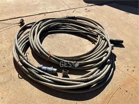 Custom 2 x Pump cables with Crouse Hinds plugs