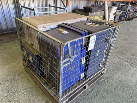 75 - 110 Ltr Esky's x 4 on pallet including cage