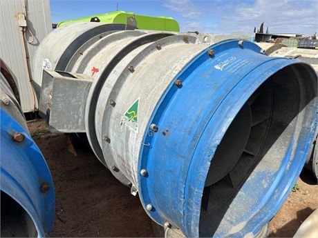 2013 Clemcorp 90 KW 1 KV CC1400 Vent Fan with damaged silencers