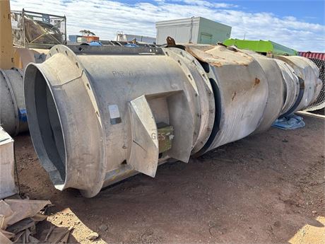 2007 90 KW 1 KV TR1400GV Vent Fan with damaged silencer