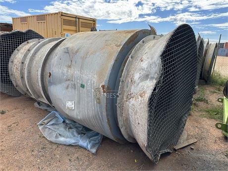 Clemcorp 90 KW 1 KV CC1400 Vent Fan with damaged silencer