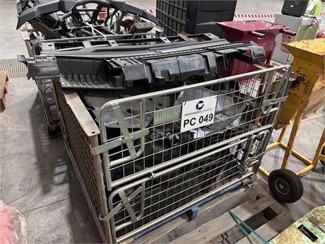 Utility Terrain Vehicle Fairings package in pallet crate