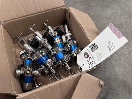 Q-Two 01R01023-B Oxygen Yoke Regulators Pin Index
