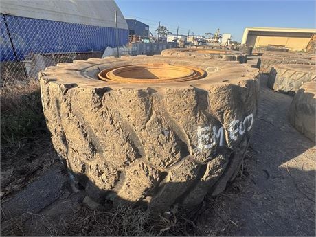 Michelin 45/65R45 tyre on rim used