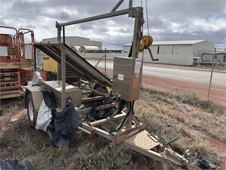 2015 Custom Leica Geosystems WIFI trailer with solar panels incomplete