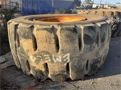 Bridgestone 45/65R45 tyre on rim used