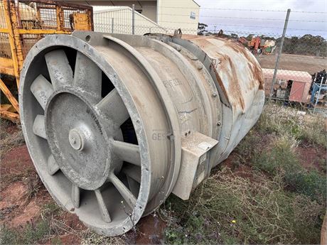 2005 Clemcorp 90 KW CC1400 1000 volt fan with damaged silencer untested