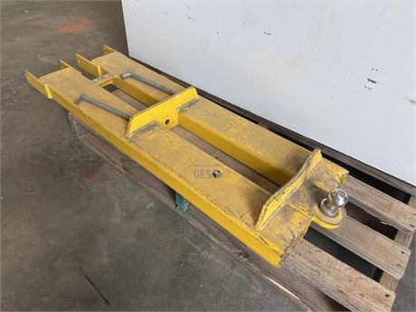 1200 mm Forklift tow ball attachment