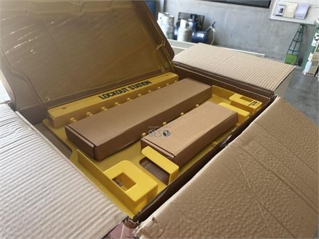 Master Lock 10 lock Lockout stations 1483BP410 x 2 unused