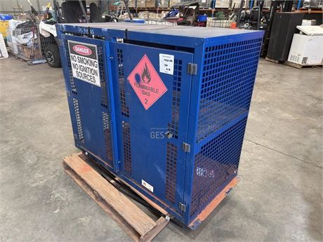 Spill Crew SCGR16P Gas Cylinder Storage Cage for 16 x BBQ Bottles