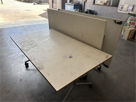 Folding timber tables x 3