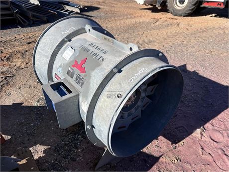 2023 Clemcorp 7.5 KW 1000 volt CC610 Fan duct adaptor inlet grille near new