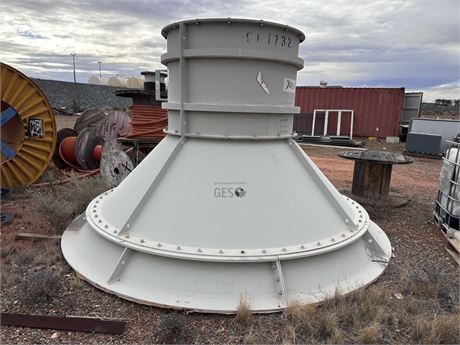 2019 Clemcorp 55 KW 415 volt CC1524 Vent Fan with oversize adaptor