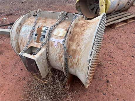 2009 Clemcorp 7.5 KW 1000 volt CC610 Vent Fan with intake grille