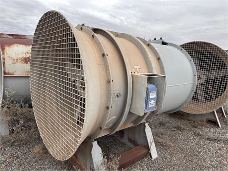 2007 Clemcorp 55 KW 1000 volt CC1524 Vent Fan with air intake grille & door