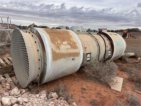 2009 Clemcorp 110 KW Twin 55 KW 1000 volt CC1254 Vent Fan with dual silencers